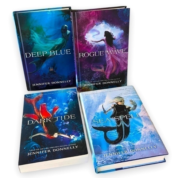 Waterfire Saga - 4 Book Set - Deep Blue - Rogue Wave - Dark Tide - Sea Spell   - Picture 1 of 4